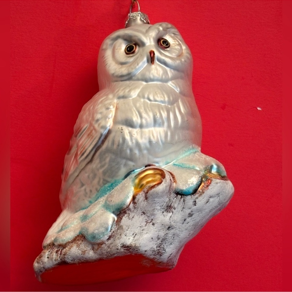 Macys Silver Owl Ornament